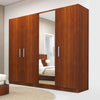 Cray Medusa Engineered Wood Wardrobe Walnut Finish