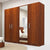 Cray Medusa Engineered Wood Wardrobe Walnut Finish