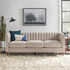 Boombox Luxury Straight Line Sofa Set in Suede