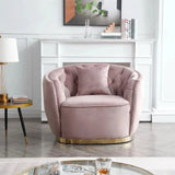 Rolex Chesterfield Suede Tufted Sofa Set 1 Seater