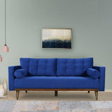 Mercury Straight Line Sofa Set in Blue 3+2+2 Seater