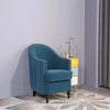 Cupbox Accent Chair in Blue - Luxe Maple