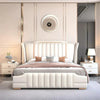 Alexa Luxury Upholstered Bed in Leatherette King Pro