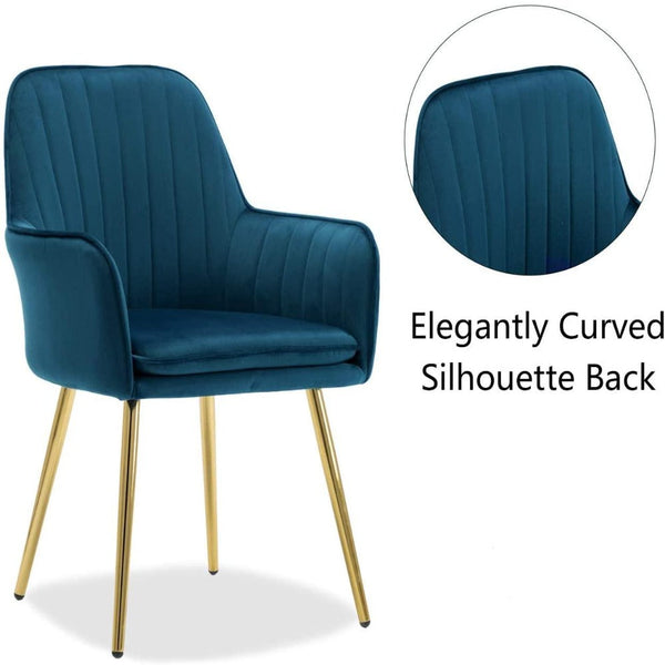 Oppo Suede Accent Chair - Luxe Maple