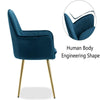 Oppo Suede Accent Chair - Luxe Maple