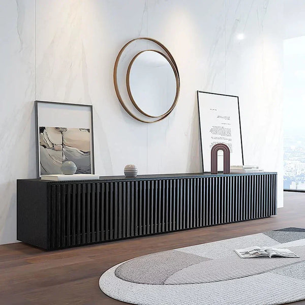 Golf Luxury TV Unit in Black - Luxe Maple