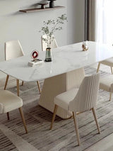 Texo Luxury 4 Seater Dining Table in Beige
