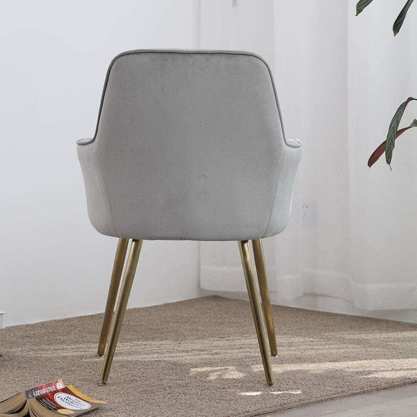 Oppo Suede Accent Chair - Luxe Maple