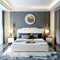 Superb Luxury Upholstered Bed In Leatherette - Luxe Maple