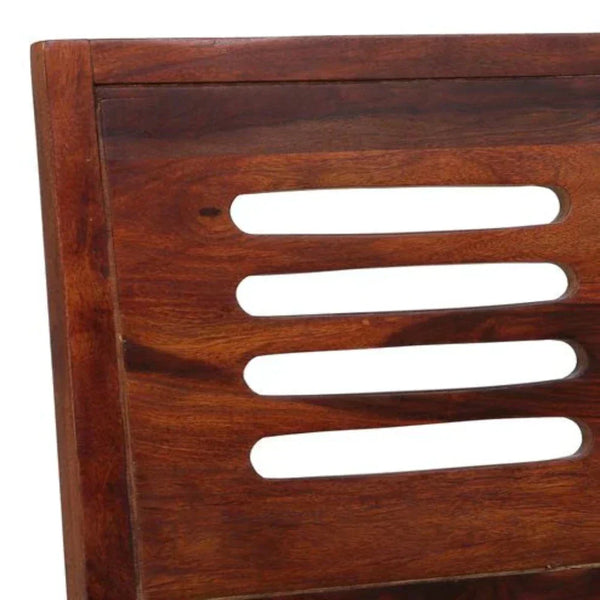 Hazelnut 4 Seater Dining Table in Honey Teak Color - Luxe Maple