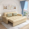 Marine Sectional Storage Sofa Cum Bed - Luxe Maple