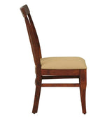 Umrao 4 Seater Dining Table in Honey Teak Color