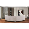Mexican Round Modern Suede Sectional Sofa