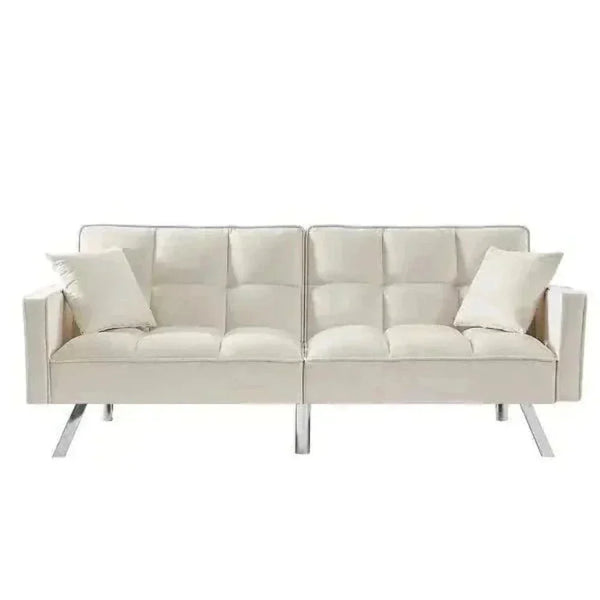 Blockbox Modern Suede Sofa Sets - Luxe Maple