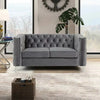 Livup Chesterfield Sofa Set - Luxe Maple