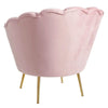 Butterfly Accent Chair in Pink Color - Luxe Maple