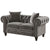Cosmo Line Chesterfield Sofa Set in Grey - Luxe Maple