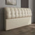 London Luxury Upholstered Bed Without Storage in Leatherette.