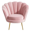 Butterfly Accent Chair in Pink Color - Luxe Maple