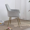 Oppo Suede Accent Chair - Luxe Maple