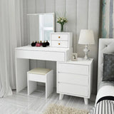 Mosco Dressing Table In Plywood Mica White