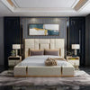 Dolcy Pro Luxury Upholstered Bed in Leatherette King Pro