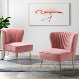 Pepper Accent Chair ( Pair ) Pink