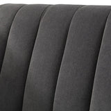 Boombox Luxury Straight Line Sofa Set in Suede