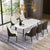 Rolex Luxury 6 Seater Dining Table in Black - Luxe Maple