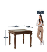 Unicorn 4 Seater Dining Table in Natural Color
