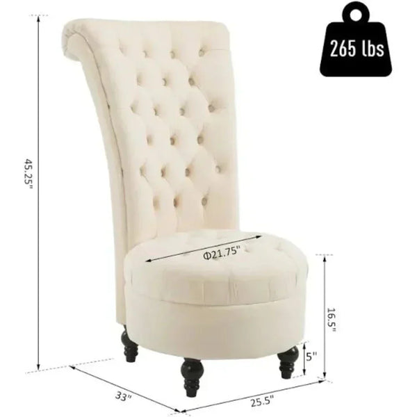 Jacky & Hill High Back Chair - Luxe Maple