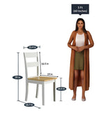Smarty 6 Seater Dining Table in White Color
