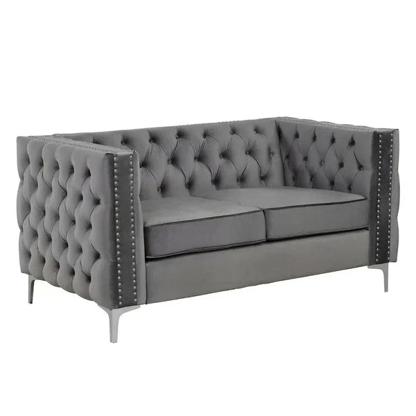 Livup Chesterfield Sofa Set - Luxe Maple