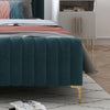 Uniline Pro Luxury Upholstered Bed Without Storage in Suede.