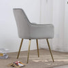 Oppo Suede Accent Chair - Luxe Maple