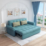 Marine Sectional Storage Sofa Cum Bed Sky Blue