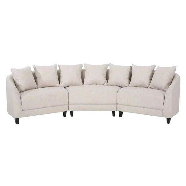 Rolex Round Modern Molfino Sectional Sofa