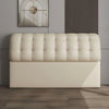 London Luxury Upholstered Bed Without Storage in Leatherette.