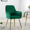 Oppo Suede Accent Chair - Luxe Maple