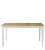 Smarty 6 Seater Dining Table in White Color