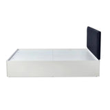 Unline Wood Luxury Upholstered Bed in Leatherette