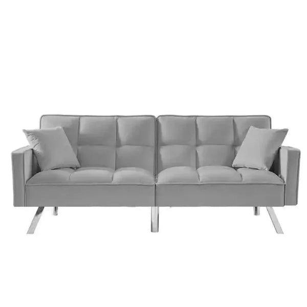 Blockbox Modern Suede Sofa Sets - Luxe Maple