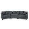 Rolex Round Modern Molfino Sectional Sofa