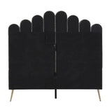 Classic Uniline Luxury Upholstered Bed Without Storage in Suede