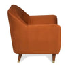 Nuke Couch Accent Chair in Orange Color - Luxe Maple