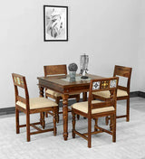 Unicorn 4 Seater Dining Table in Natural Color