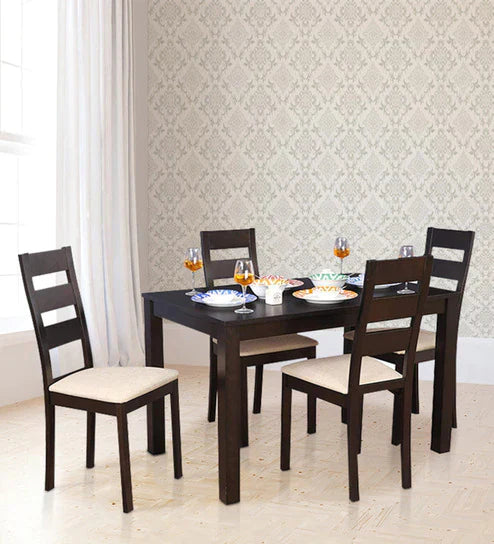Tony 4 Seater Dining Table in Wenge Color