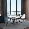 Lexus Luxury 6 Seater Dining Table in Blue - Luxe Maple