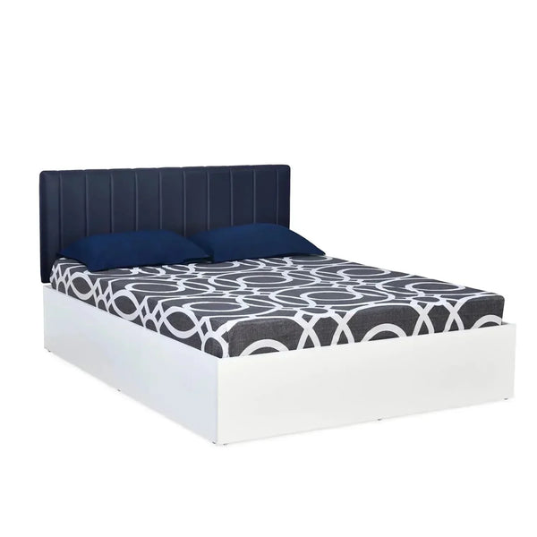 Unline Wood Luxury Upholstered Bed in Leatherette