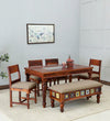 Superb 6 Seater Dining Table in Wenge Color - Luxe Maple
